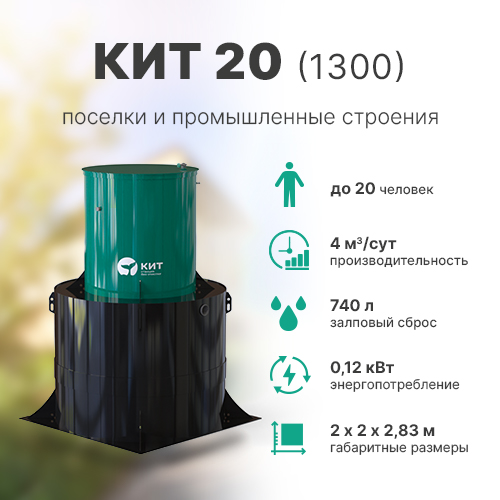 Септик КИТ-20-1300