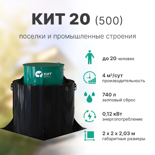 Септик КИТ-20-500