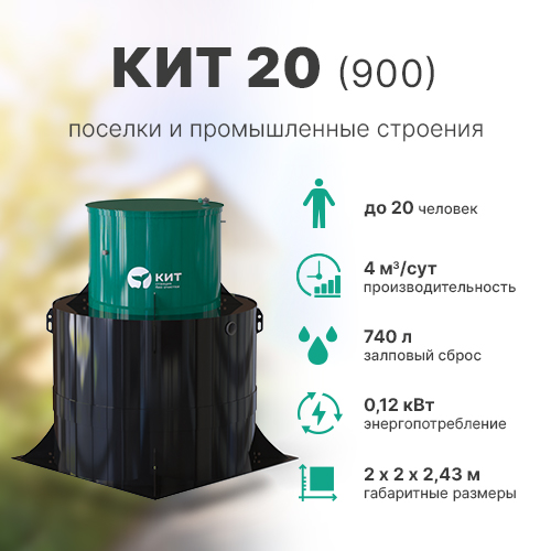 Септик КИТ-20-900